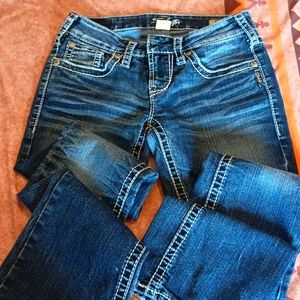 Silver bootcut jeans